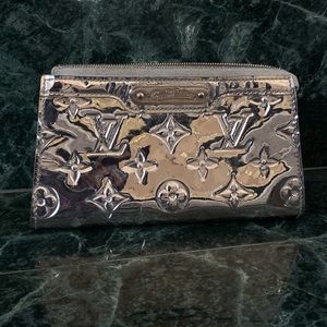 Louis Vuitton Silver Metallic Clutch
